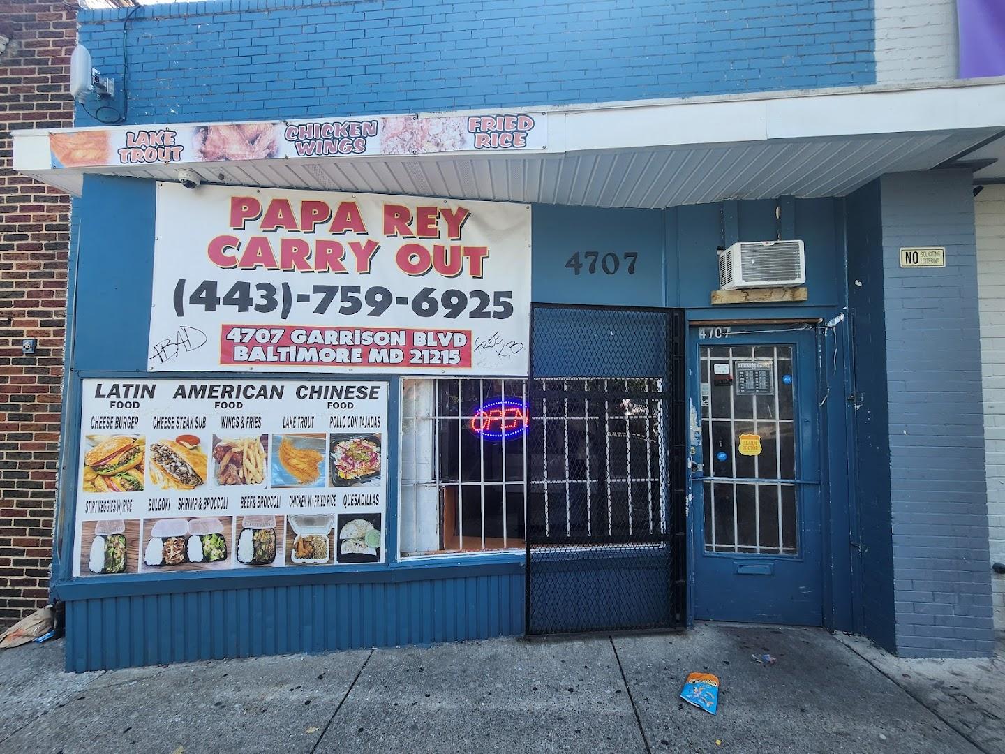 PAPA REY CARRY OUT